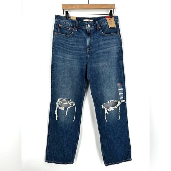 NWT Levis 505 Mid Rise Lo Pro Jeans‎ Straight Leg 32 - Picture 1 of 13